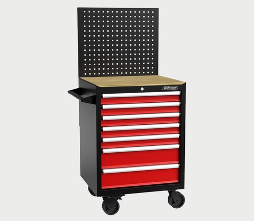 Premium roller cabinet red-03