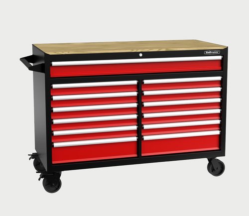 Premium roller cabinet red-02