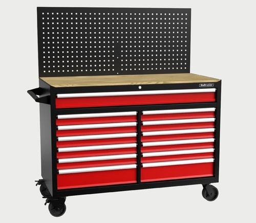 Premium roller cabinet red-04
