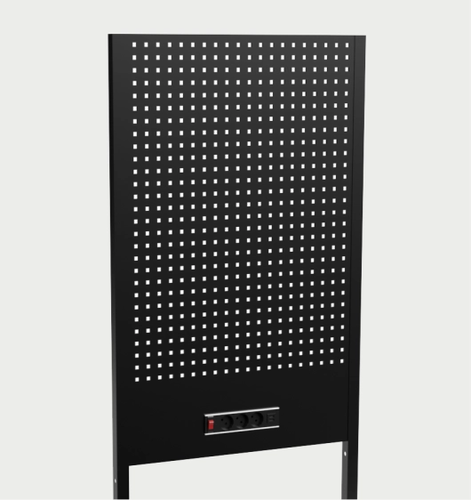 tool wall with socket