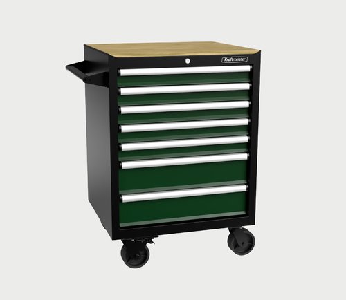 Premium roller cabinet green-01