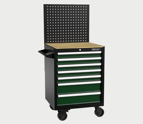 Premium roller cabinet green-03