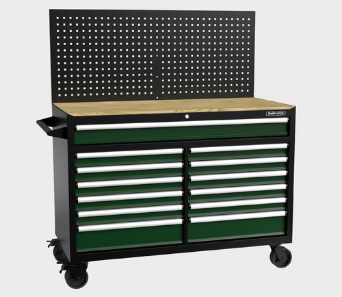 Premium roller cabinet green-04