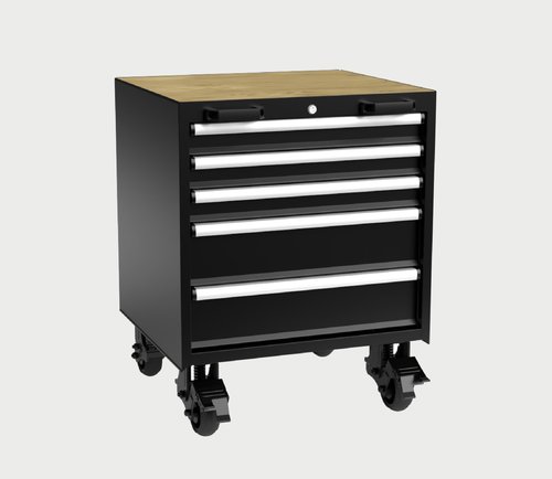 Pro roller cabinet black-01
